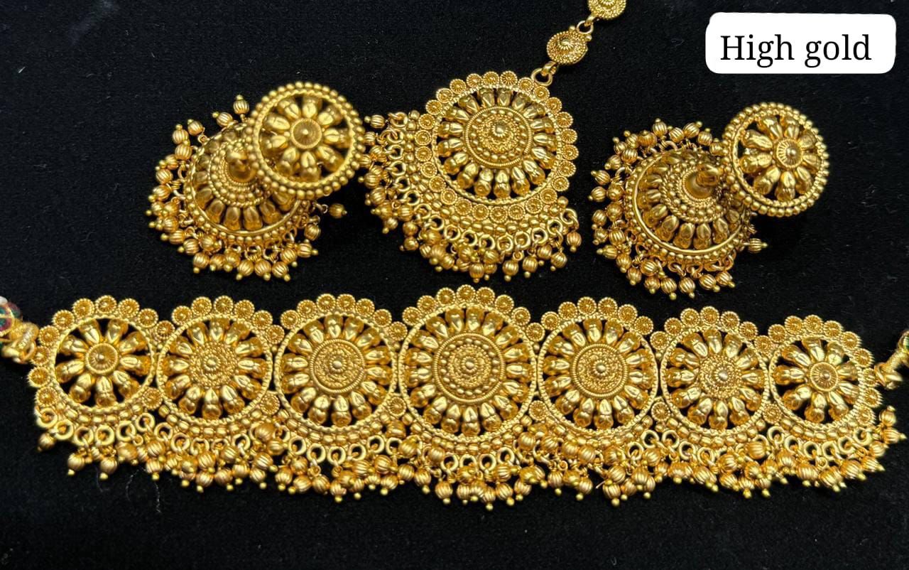 Gold Pearl Choker Set | Pre-order