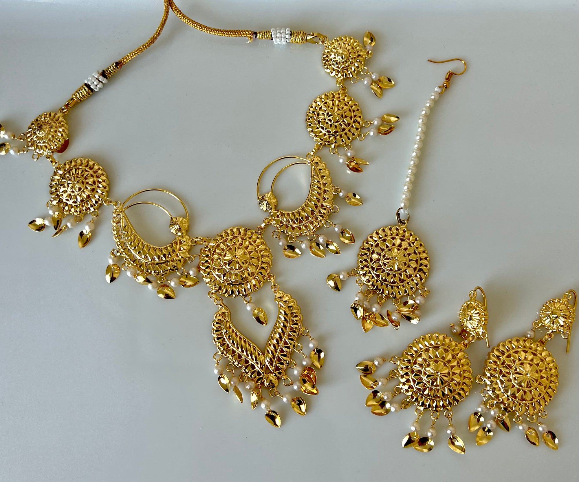 Pippal Patti Floral Set | Ready-to-ship