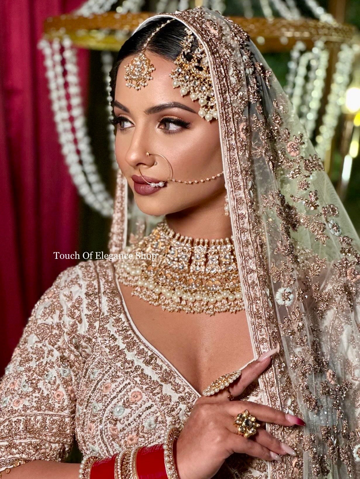 Pachi Kundan Bridal Set | Ready-to-ship