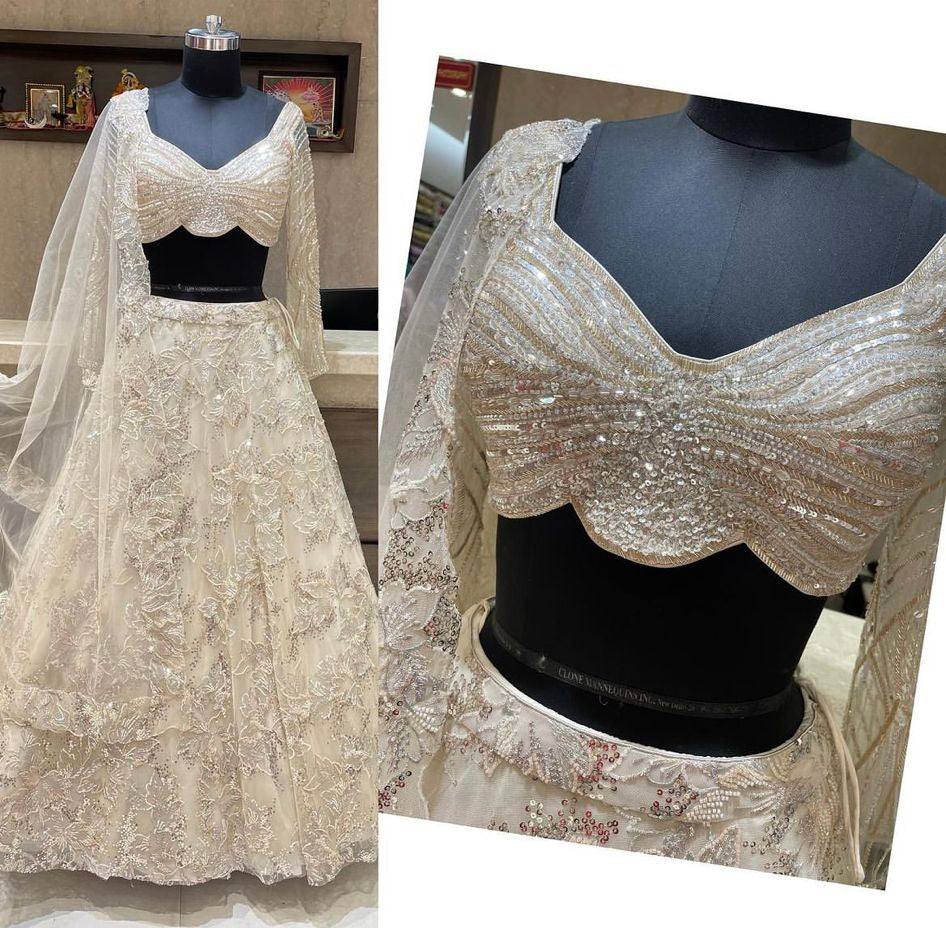 Champagne Lehenga