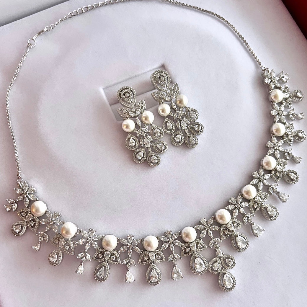 Elegant American Diamond Set