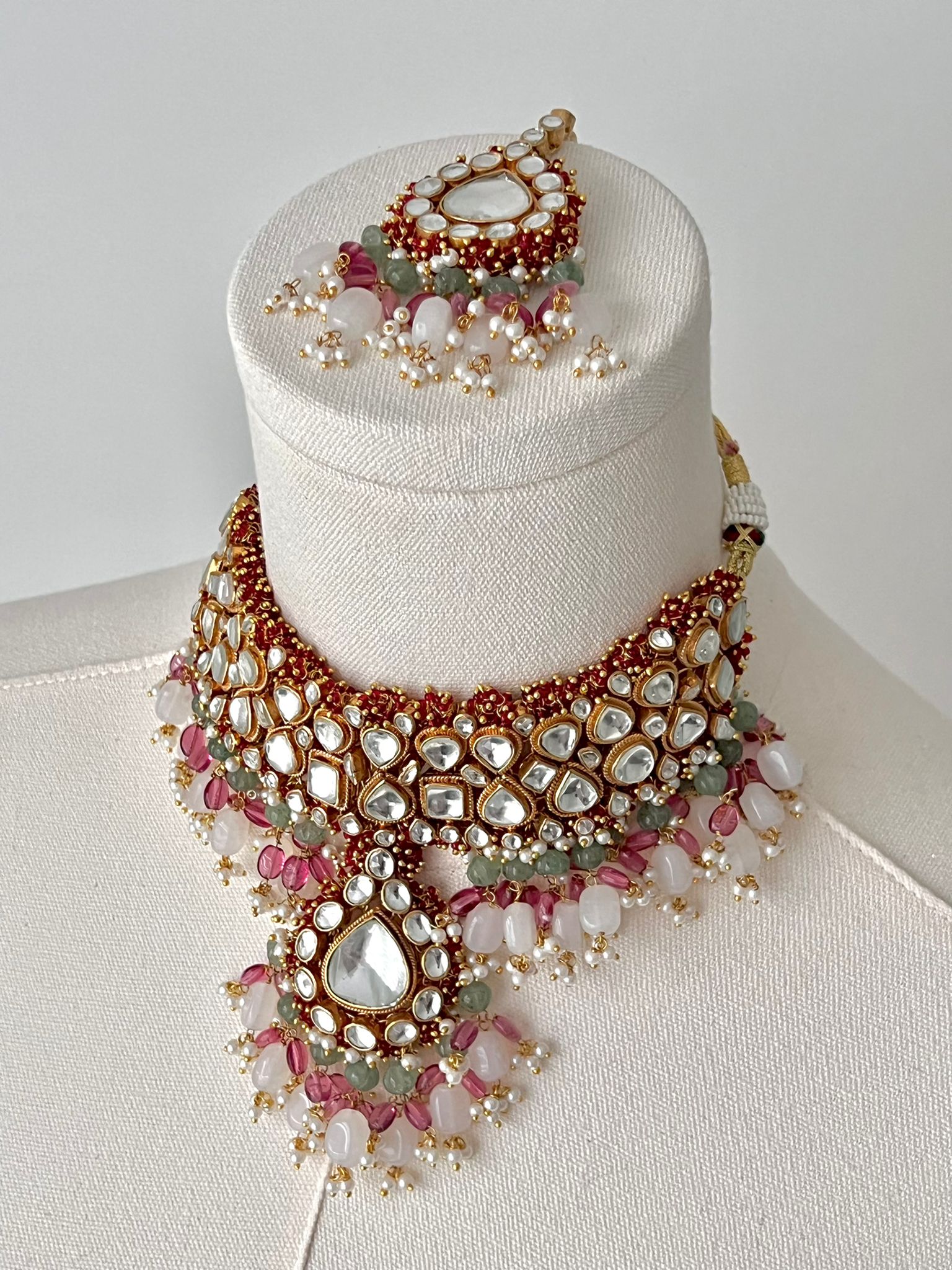 Gold-plated Polki Set | Ready-to-ship