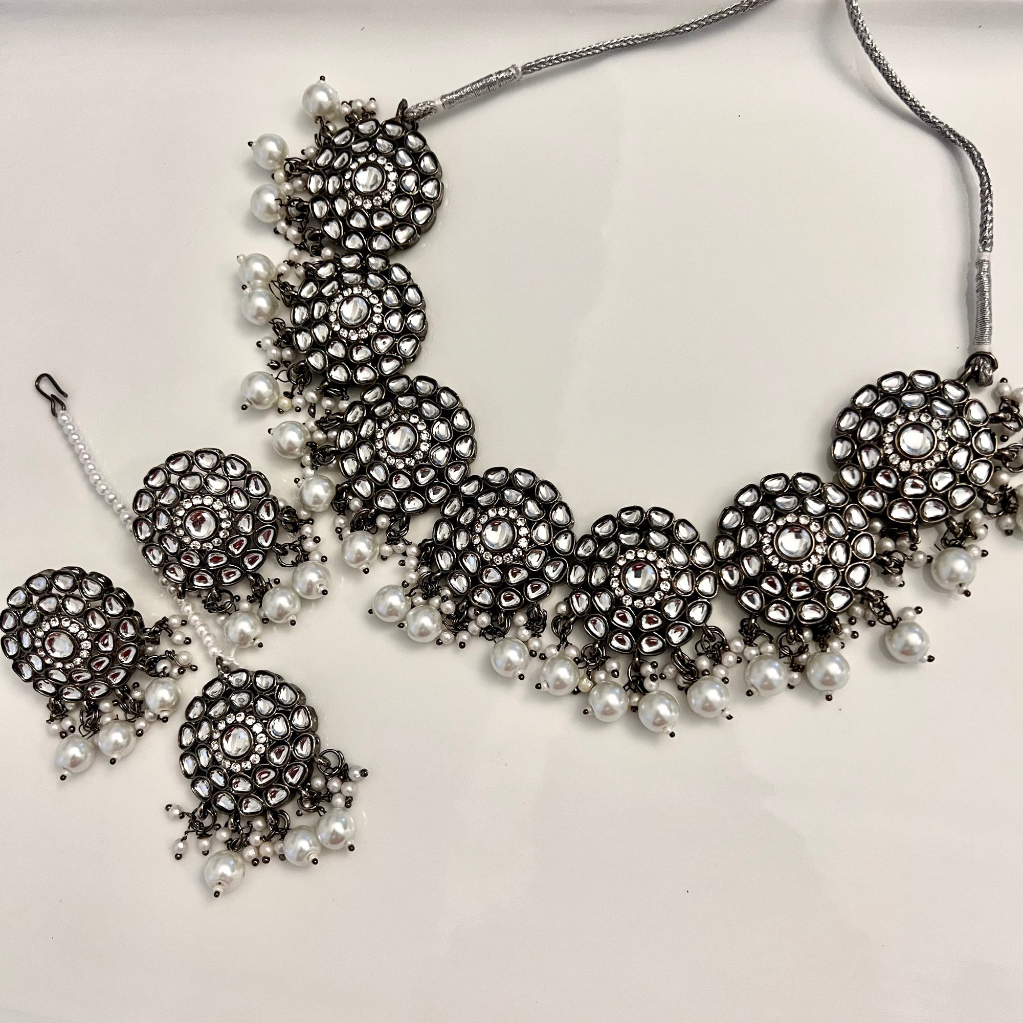 Oxidized Pearl Set | Ready-to-ship