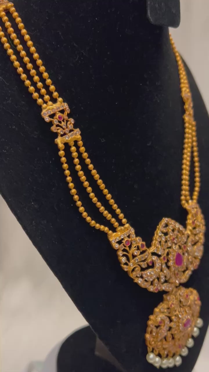 Gold Ruby Haar Set | Ready-to-ship