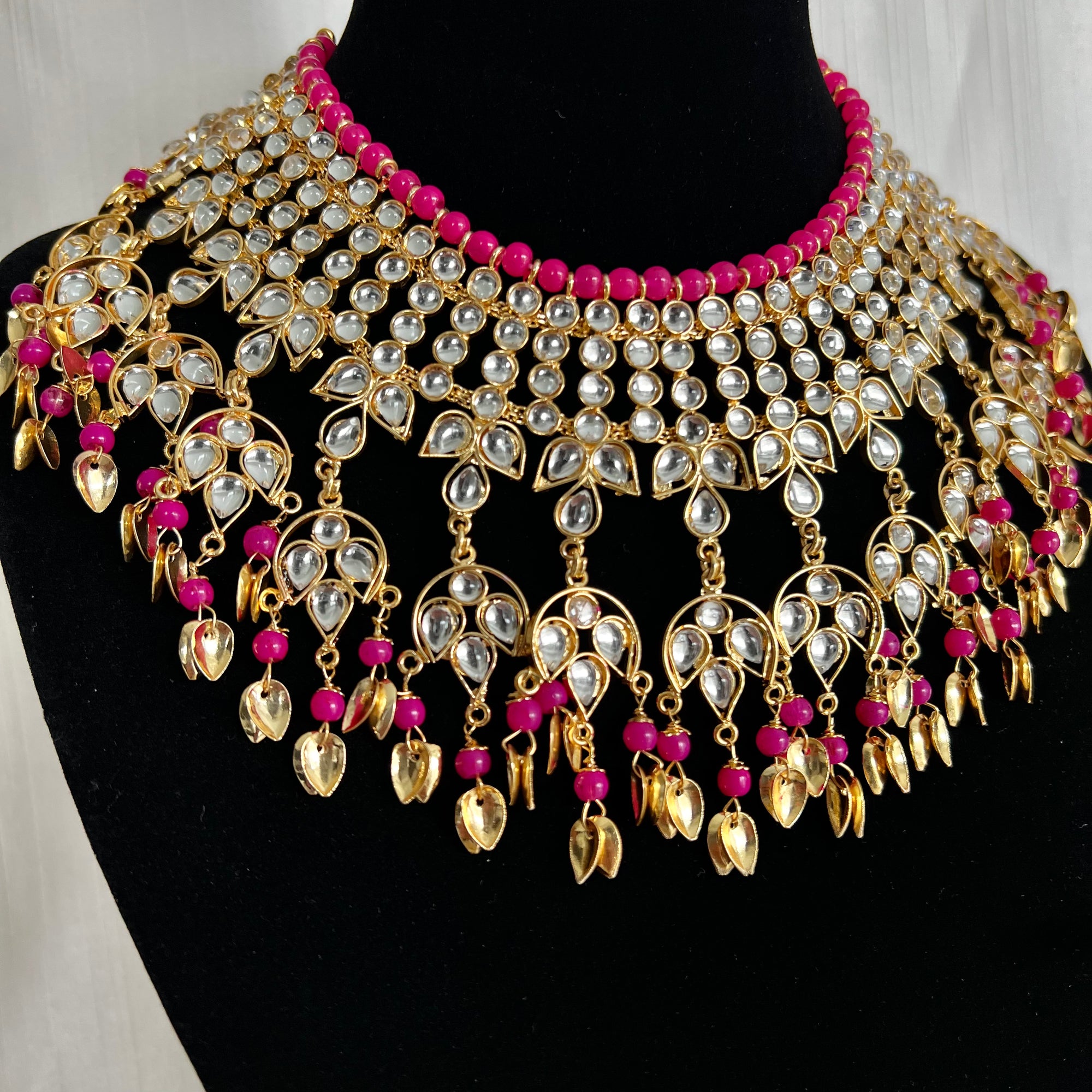 Pink Pippal Patti Set | Ready-to-ship