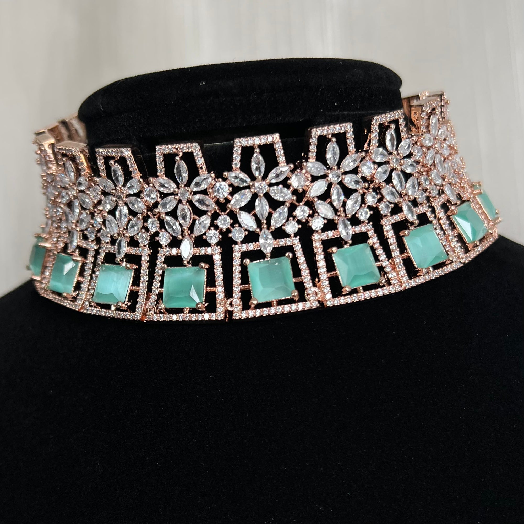 Jade American Diamond Set | Ready-to-ship