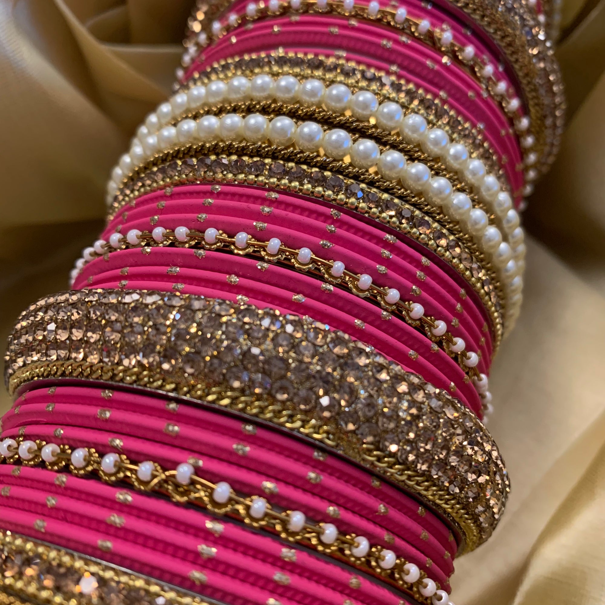 Pink Bangle set | Ready-to-ship