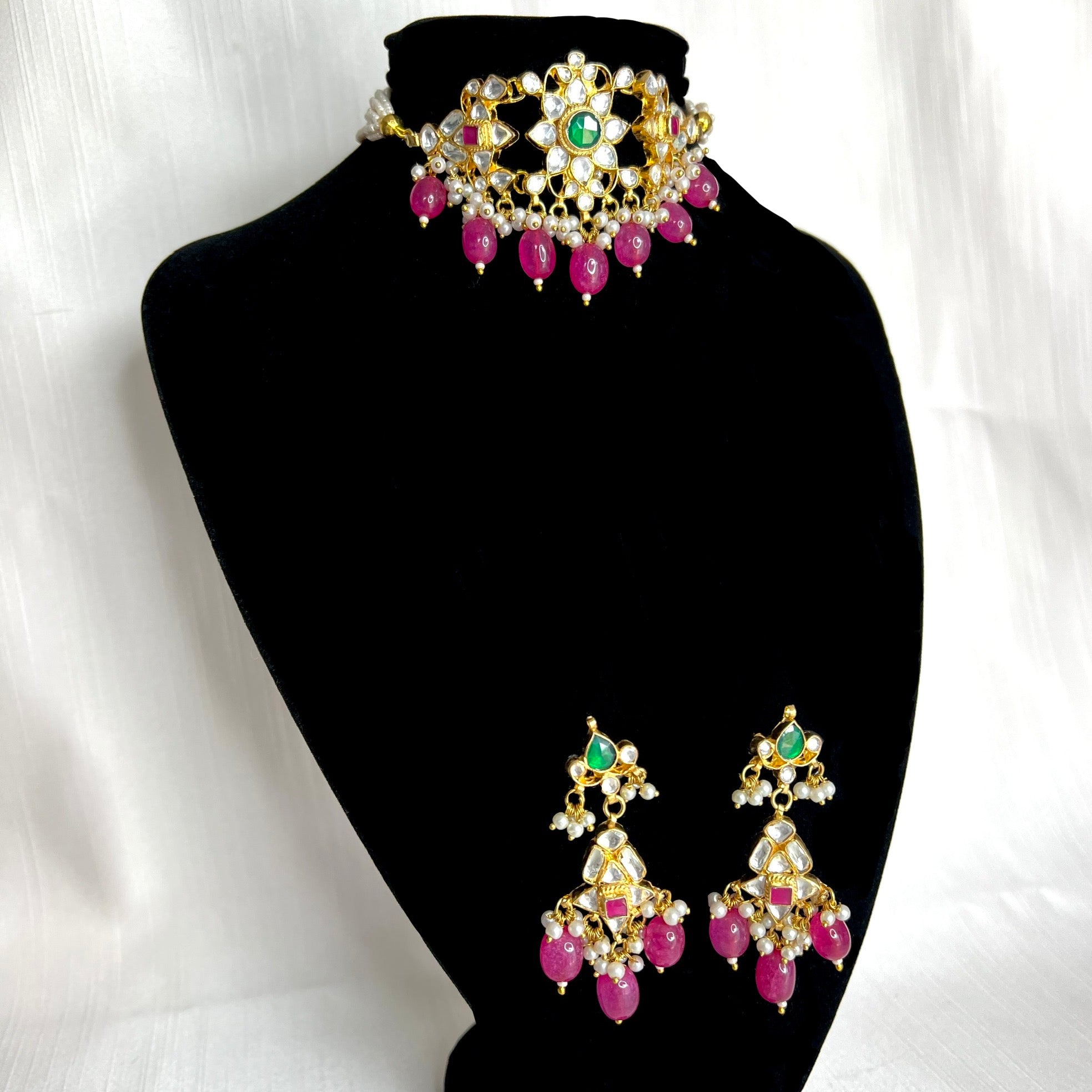 Pink Tokyo Set - Pachi Kundan | Pre-order
