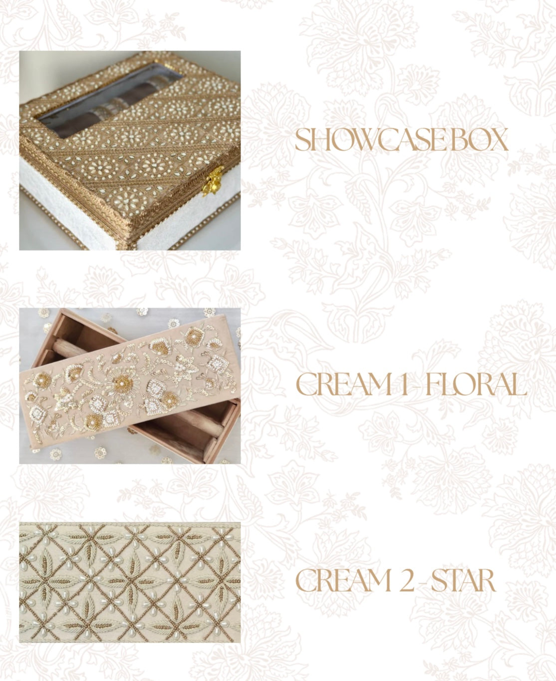 Choora & Kaleeray Box | Ready-to-ship | Bridal Box