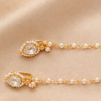 22k Gold - plated Pachi Kundan Nose - ring (Naath) | Made - on - order - Touch Of Elegance