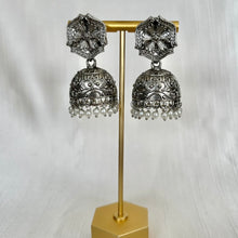 Load image into Gallery viewer, Oxidized Jhumki’s | Ready-to-ship
