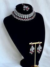 Load image into Gallery viewer, Ruby American Diamond Set | Ready-to-ship
