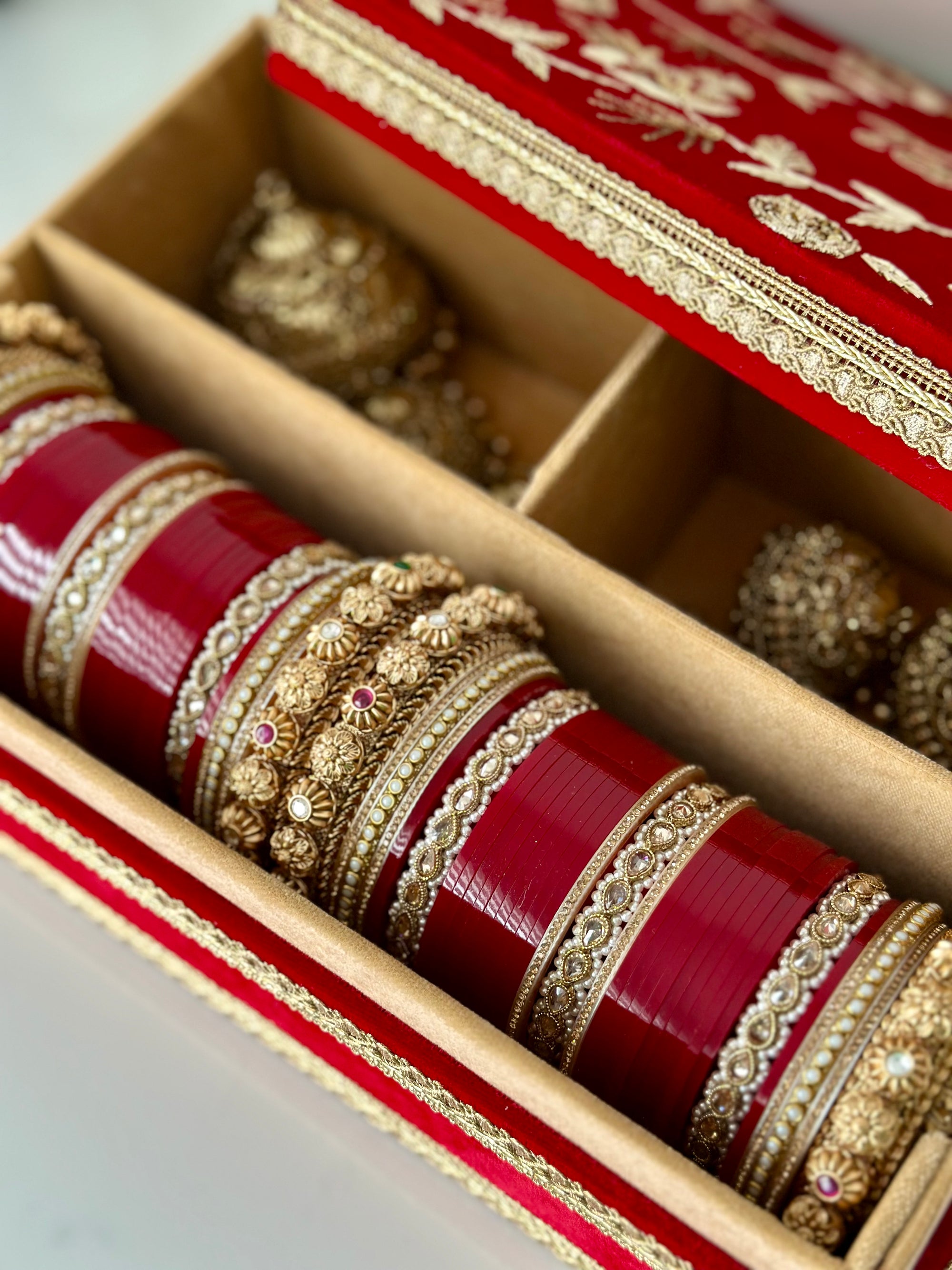 Bridal Choora & Kaleeray Box | Pre-order
