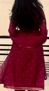 Elegant Ruby Suit
