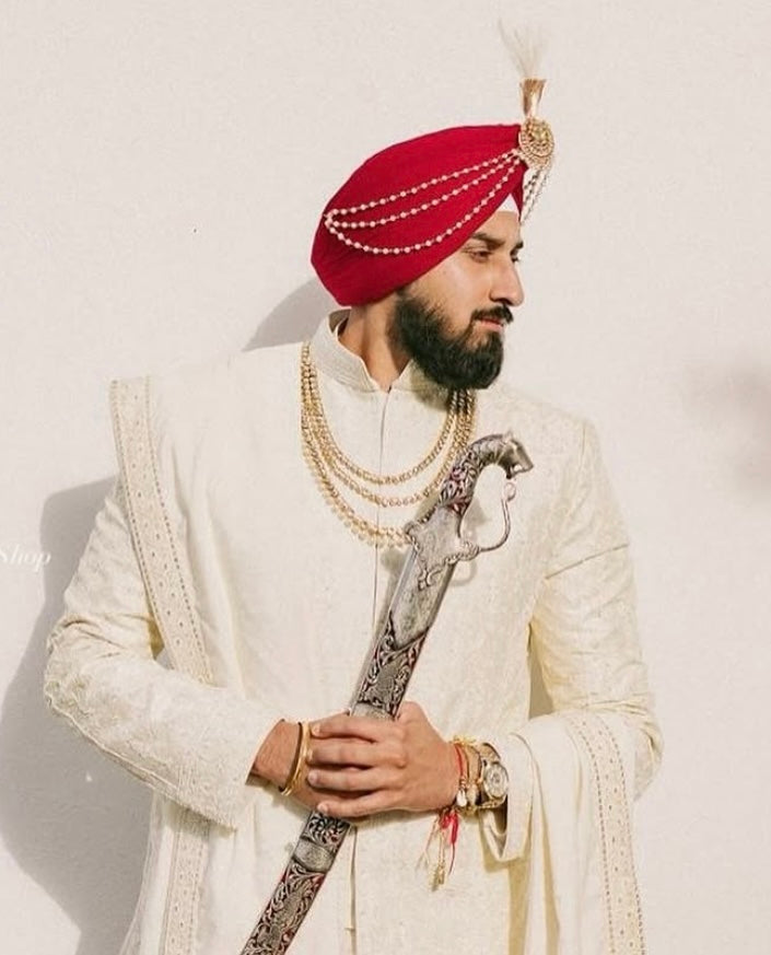 Groom Kundan & Pearl Haar | Pre-order