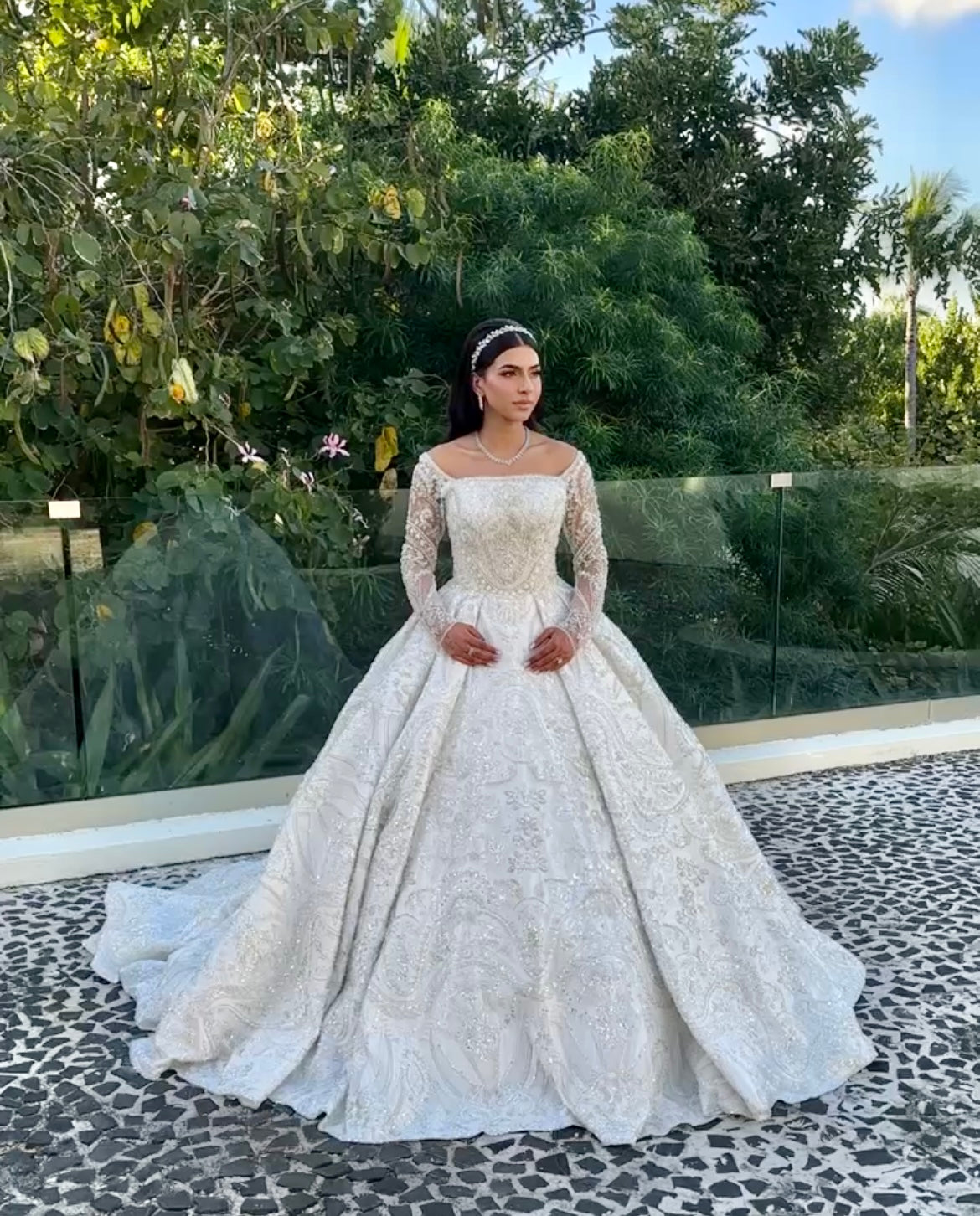 Diamond Bridal Dress