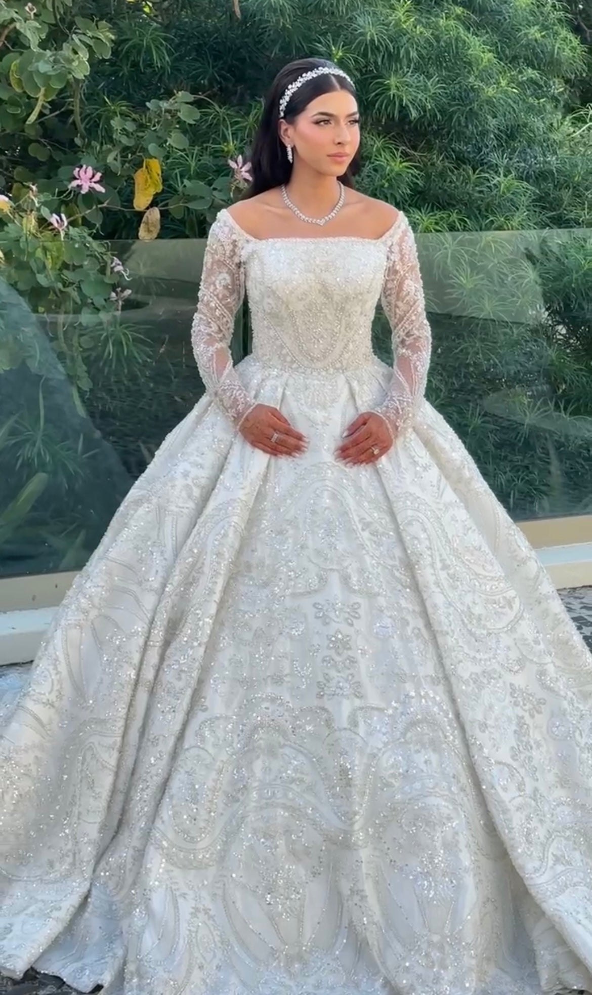 Diamond Bridal Dress