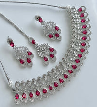 Load image into Gallery viewer, Ruby American Diamond Set | Ready-to-ship
