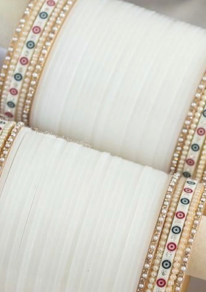 Ivory choora bangles | Pre-order