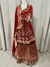 Load image into Gallery viewer, Bridal Floral Lehenga (Pre-order)
