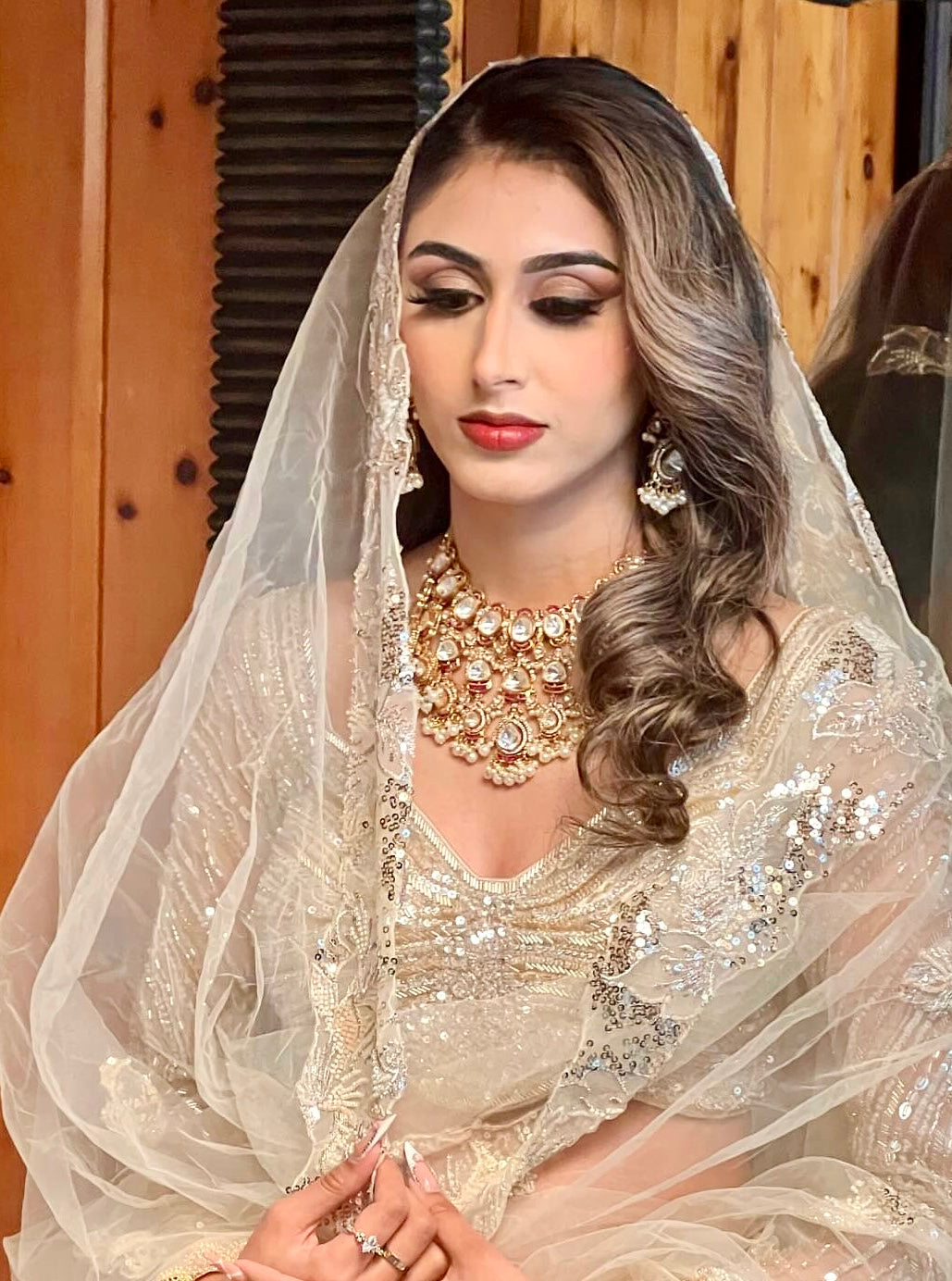 Champagne Lehenga