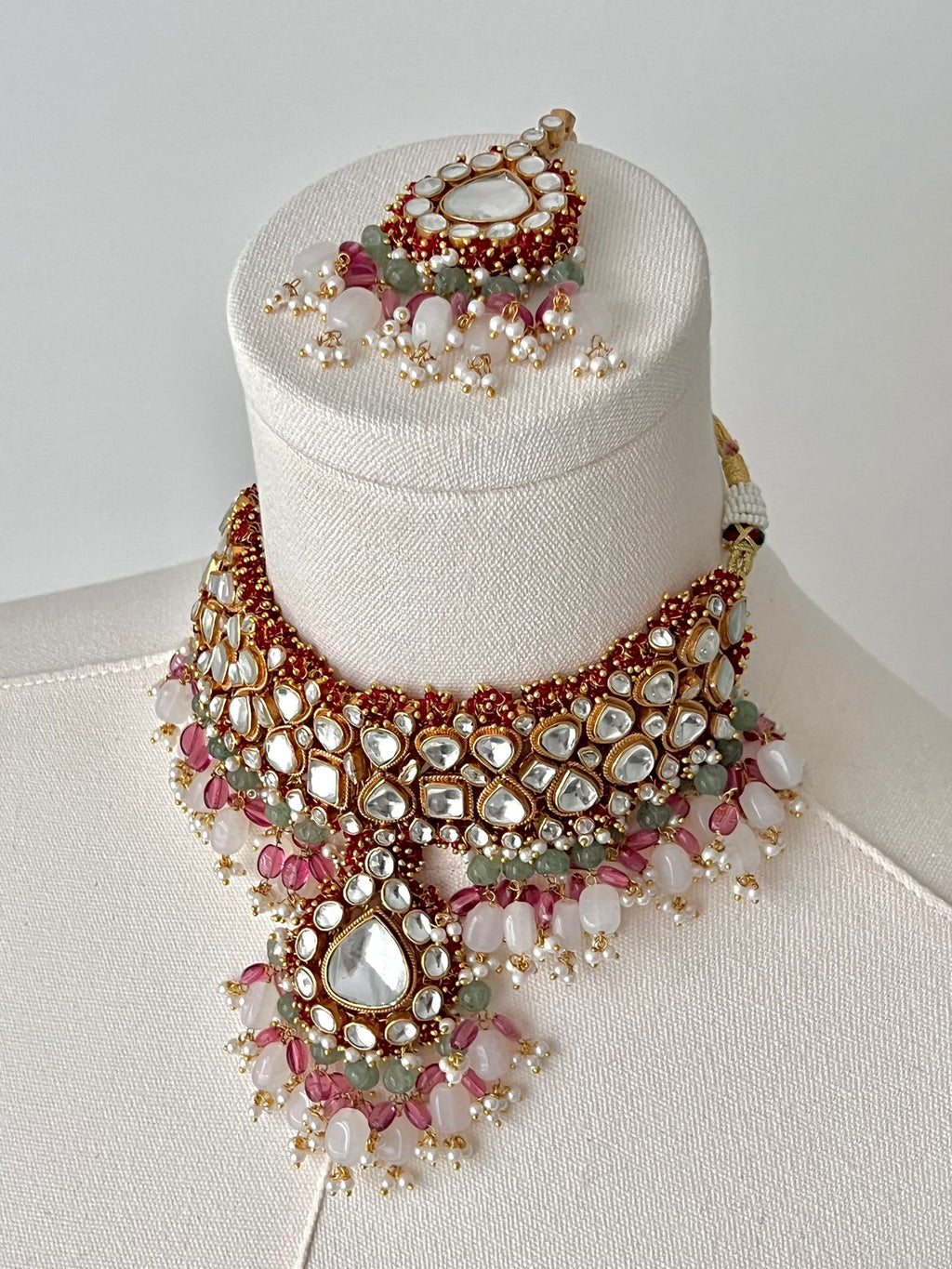 Gold-plated Polki Set | Ready-to-ship