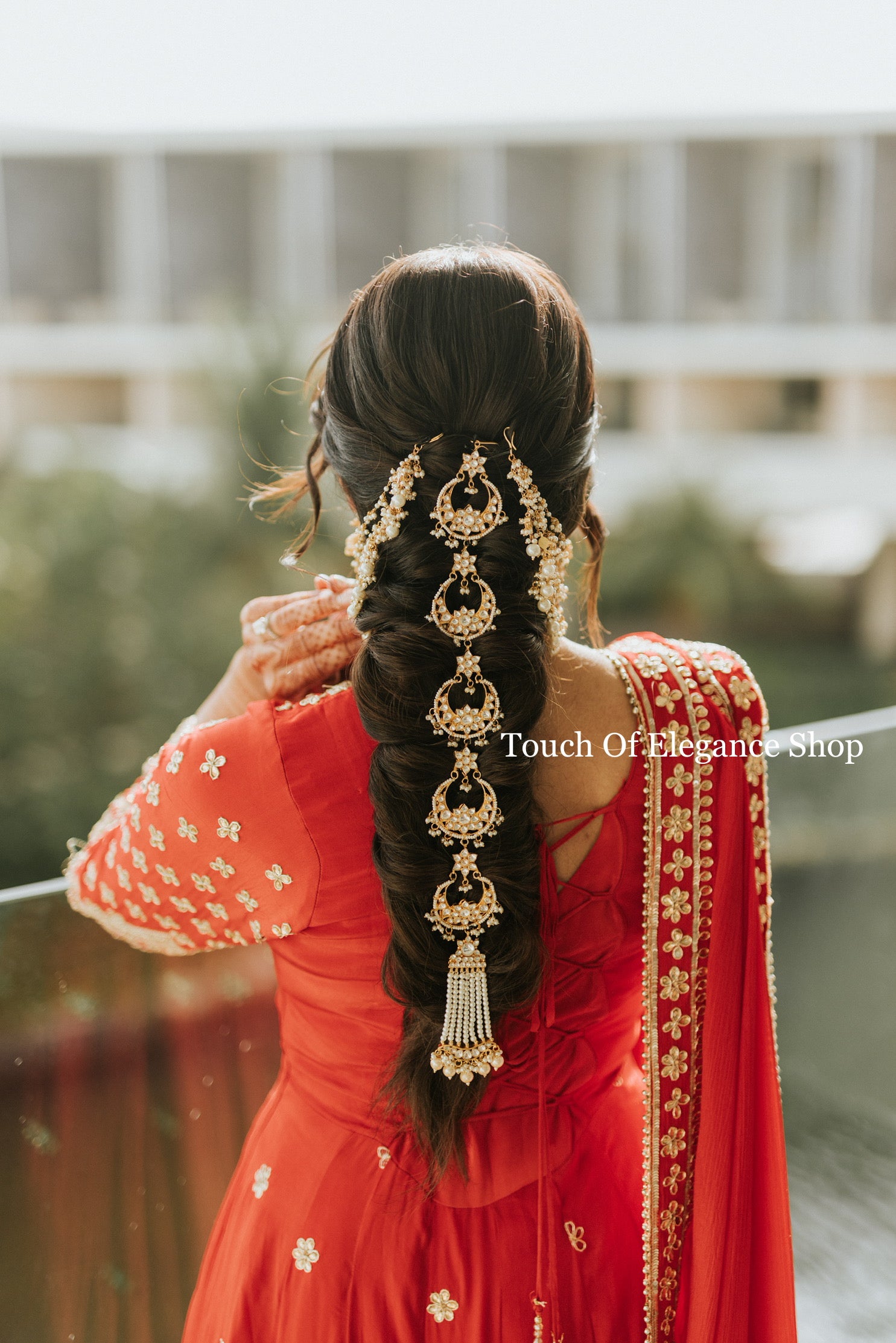 Pachi Kundan Hairbraid | Pre-order