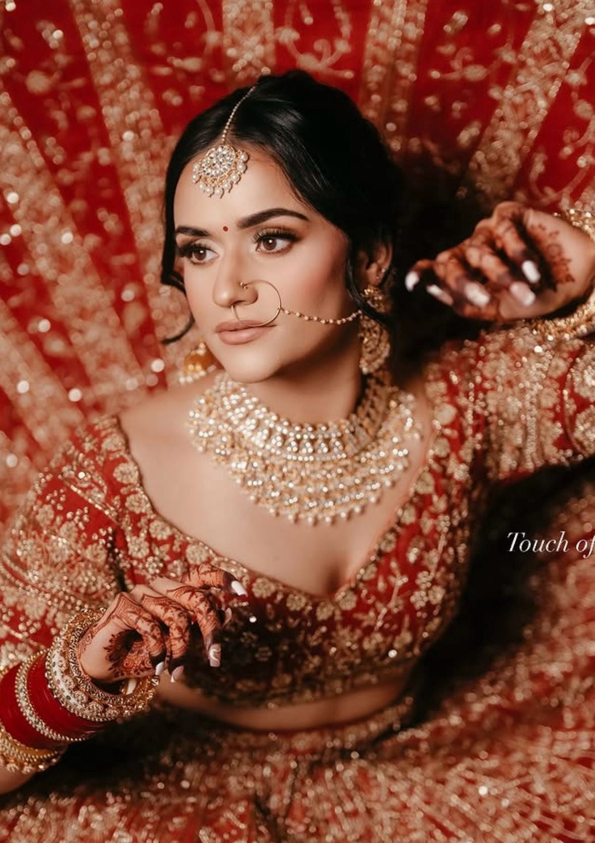 Bridal Nath (medium size nose-ring) | Ready-to-ship