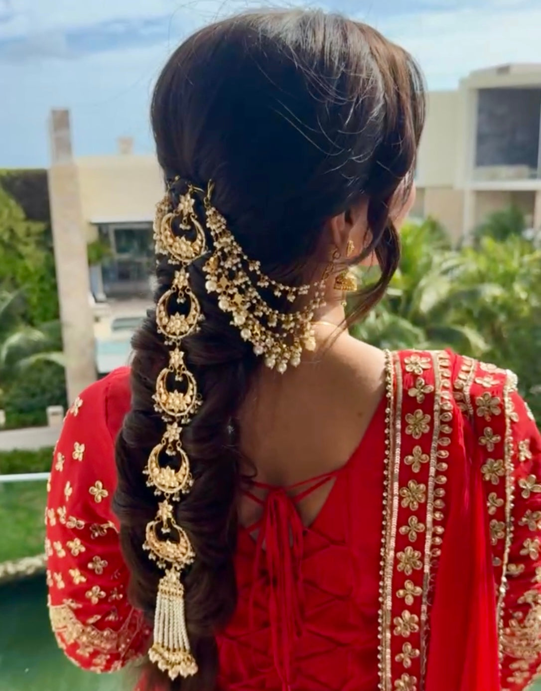 Pachi Kundan Hairbraid | Pre-order