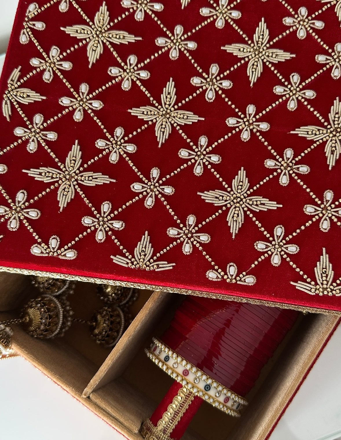 Choora & Kaleeray Box | Ready-to-ship | Bridal Box