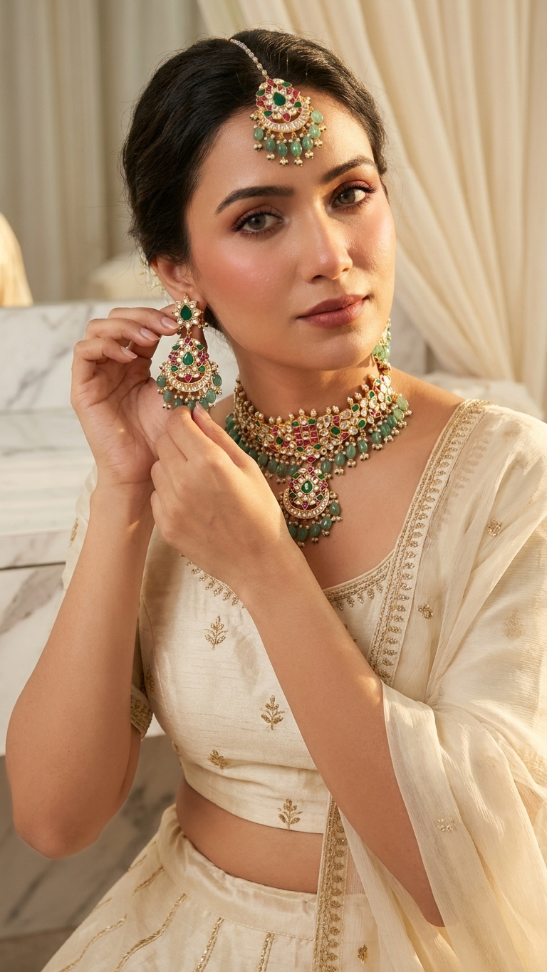 Haiya Kundan Set | Ready-to-ship