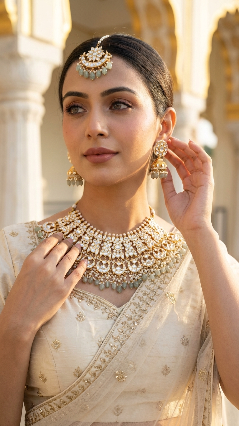 Nyla Kundan Set | Made-on-order