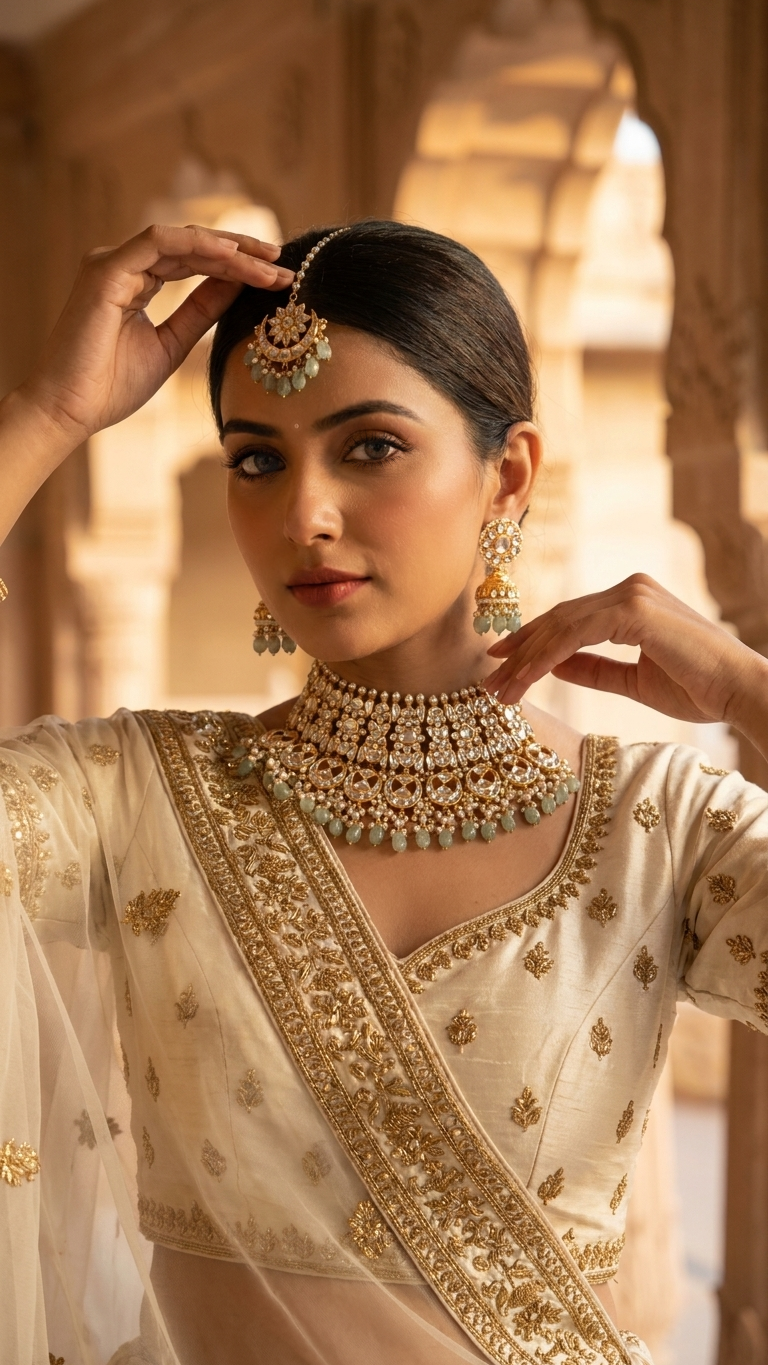 Nyla Kundan Set | Made-on-order