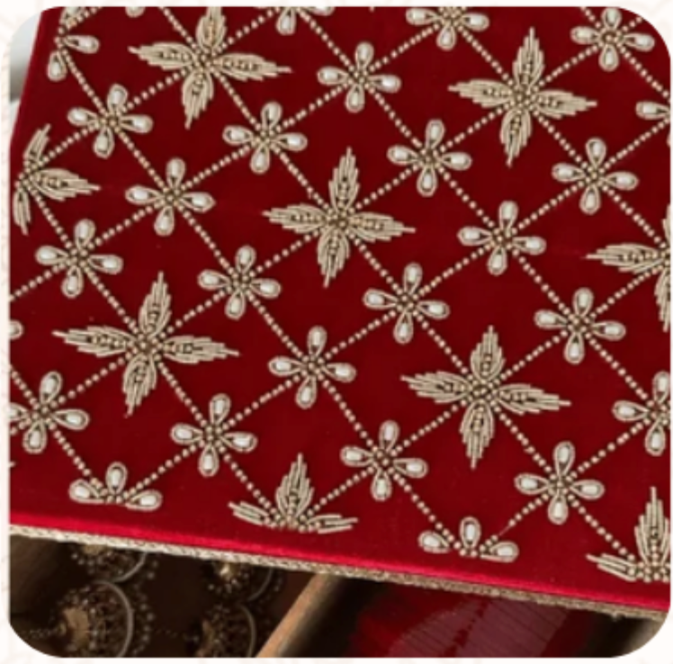 Custom Choora & Kaleeray Box | Ready-to-ship | Bridal Box