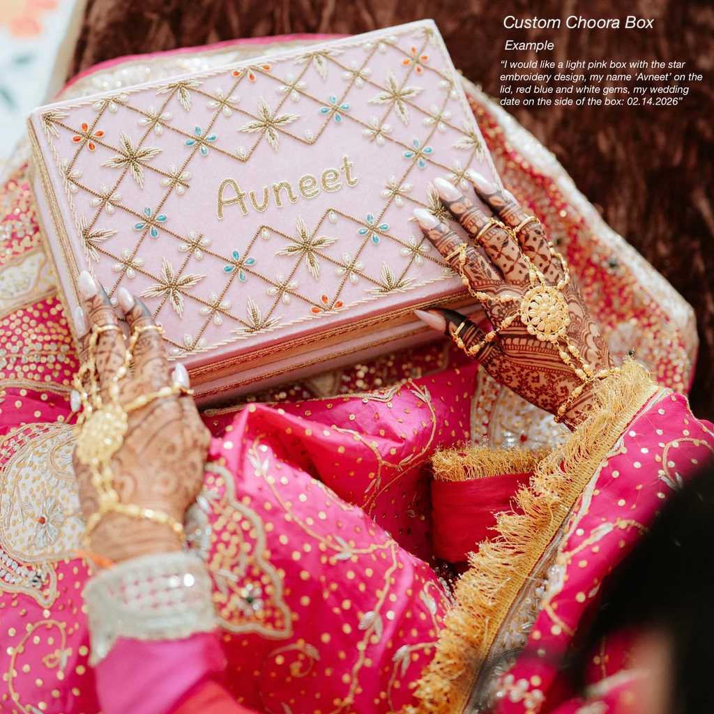 Choora & Kaleeray Box | Ready-to-ship | Bridal Box