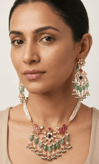 Aarya Kundan Set | Ready - to - ship - Touch Of Elegance