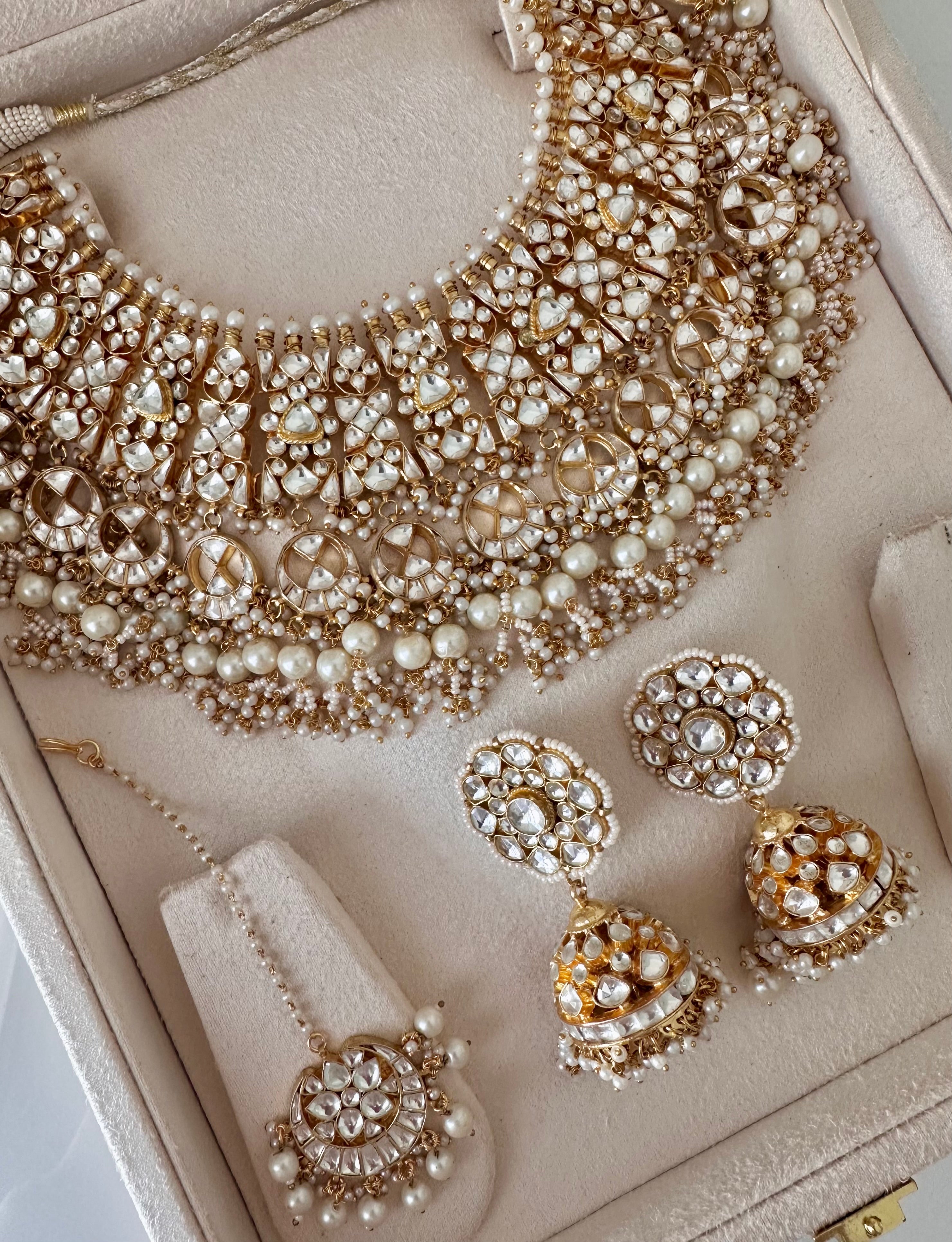 Aavya Pachi Kundan Set | Ready - to - ship - Touch Of Elegance