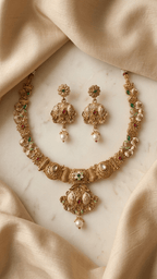 Advika Gold Set | Ready - to - ship - Touch Of Elegance