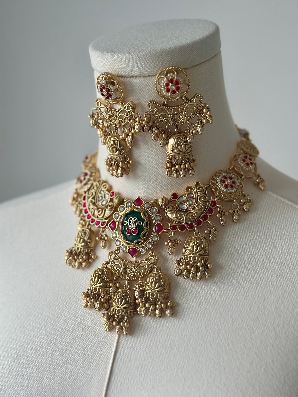 Ajmer Gold Set | Ready - to - ship - Touch Of Elegance