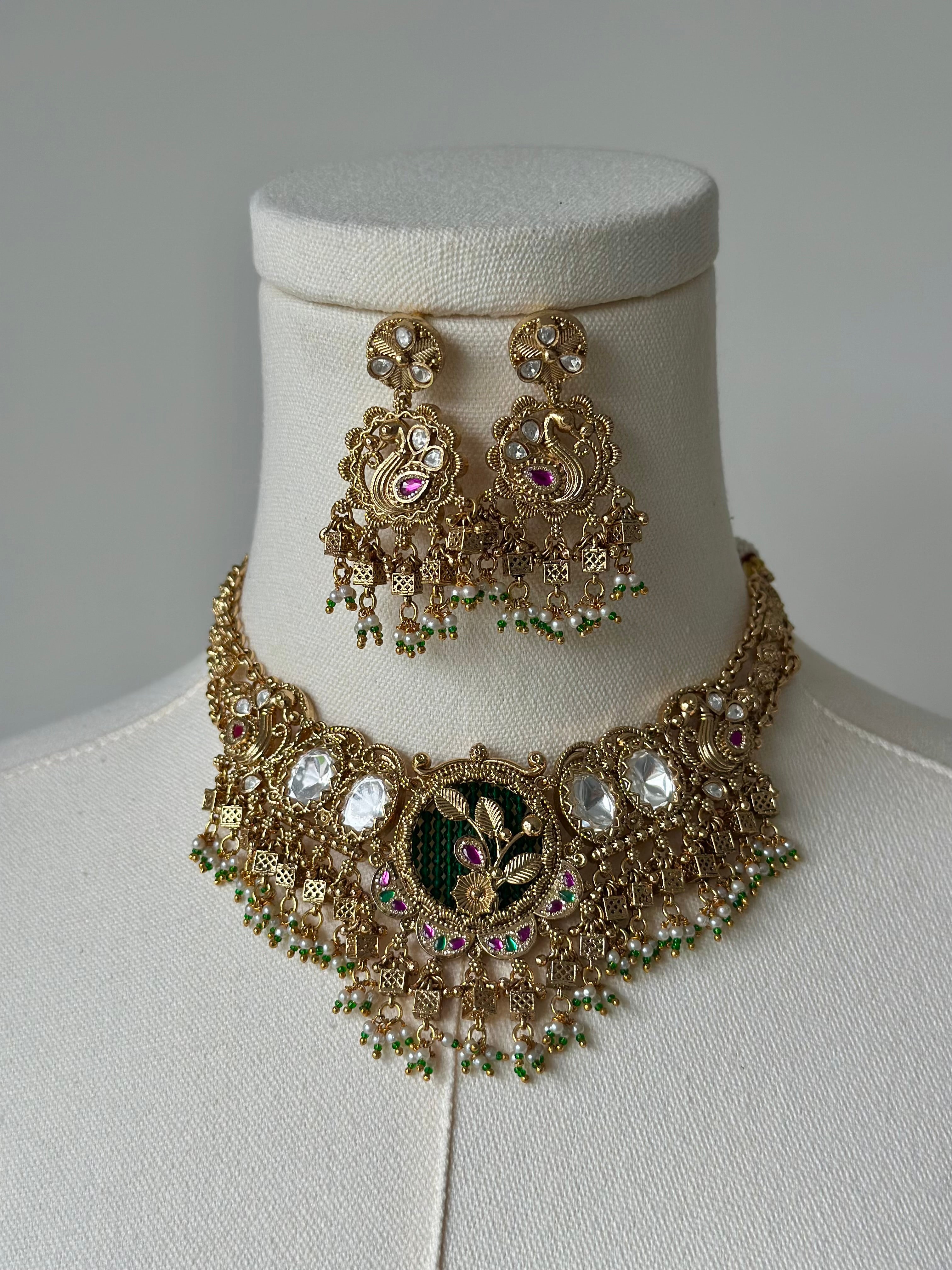 Alina Gold Set | Ready - to - ship - Touch Of Elegance