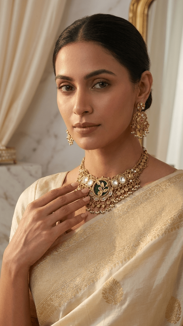 Alina Gold Set | Ready - to - ship - Touch Of Elegance