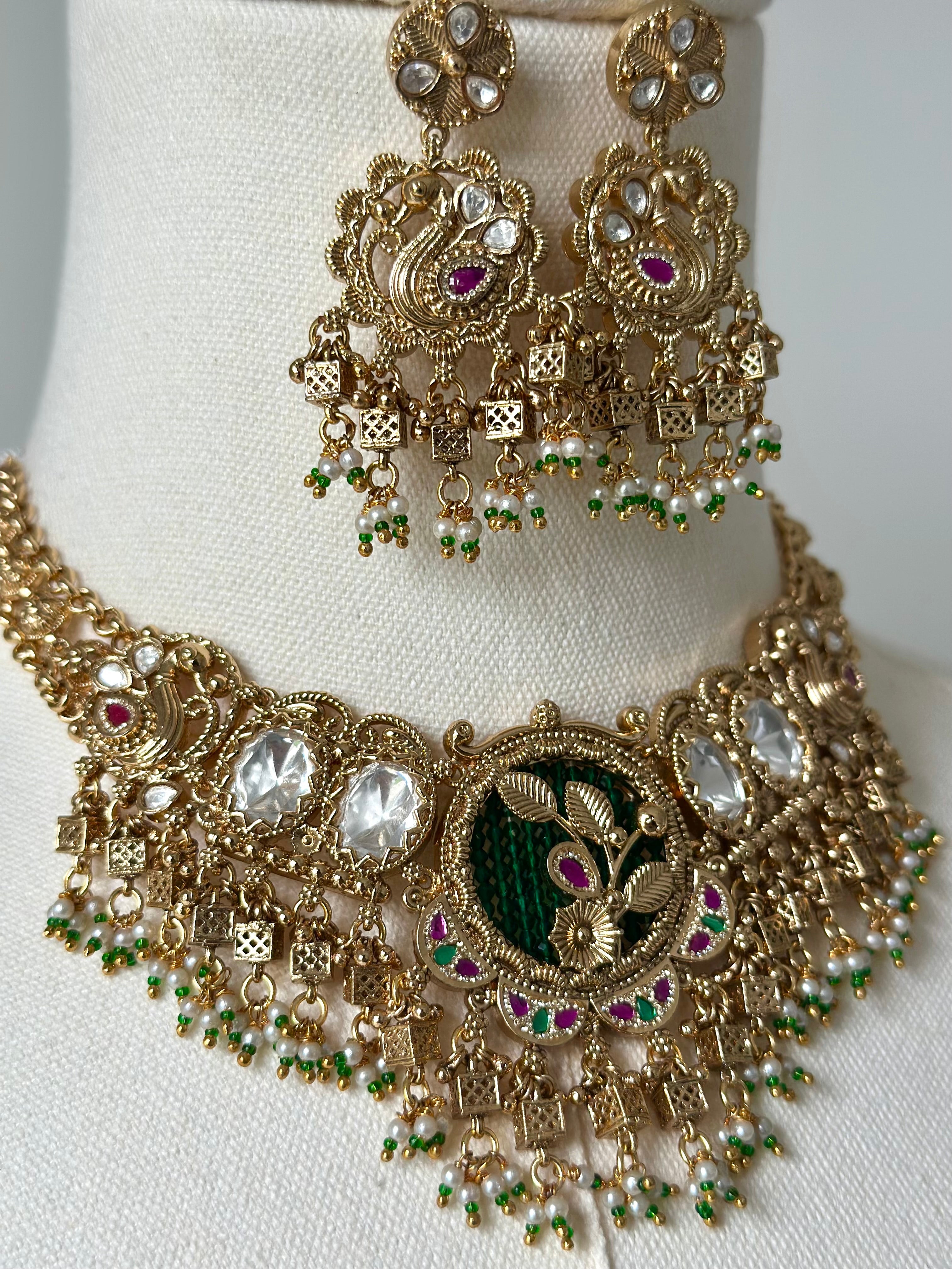 Alina Gold Set | Ready - to - ship - Touch Of Elegance