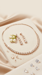 Amaya American Diamond Set | Ready - to - ship - Touch Of Elegance
