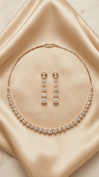 Amaya American Diamond Set | Ready - to - ship - Touch Of Elegance