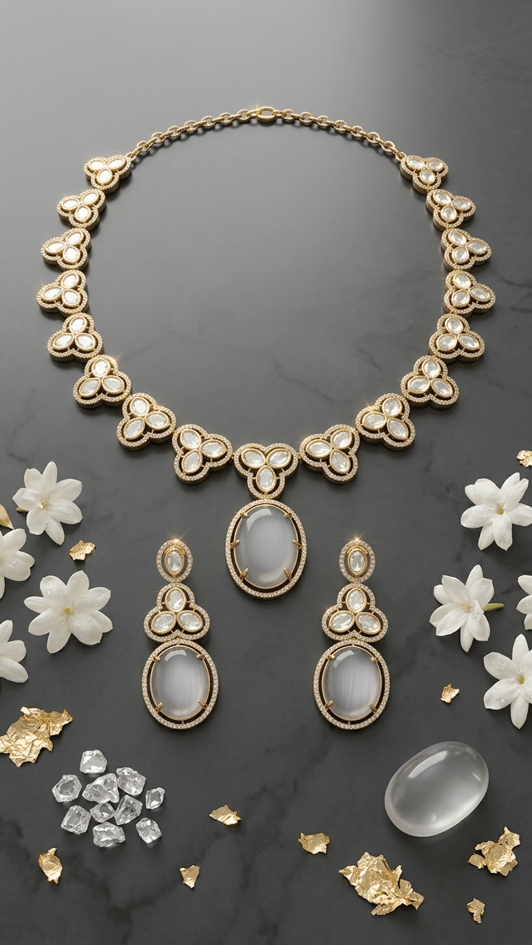 Amber Grey Set | Ready-to-ship - Touch Of Elegance