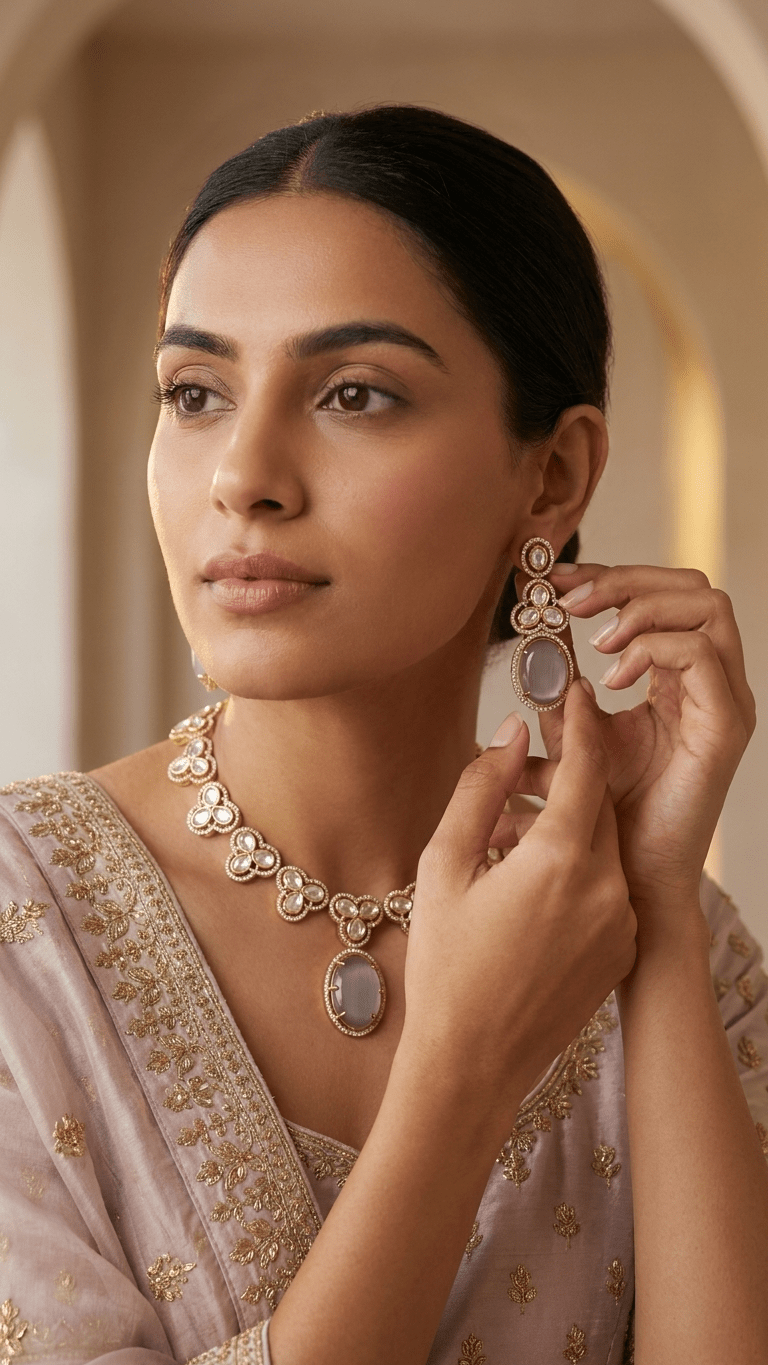 Amber Grey Set | Ready-to-ship - Touch Of Elegance