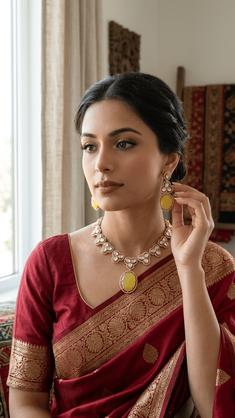 Amber Yellow Set | Ready-to-ship - Touch Of Elegance