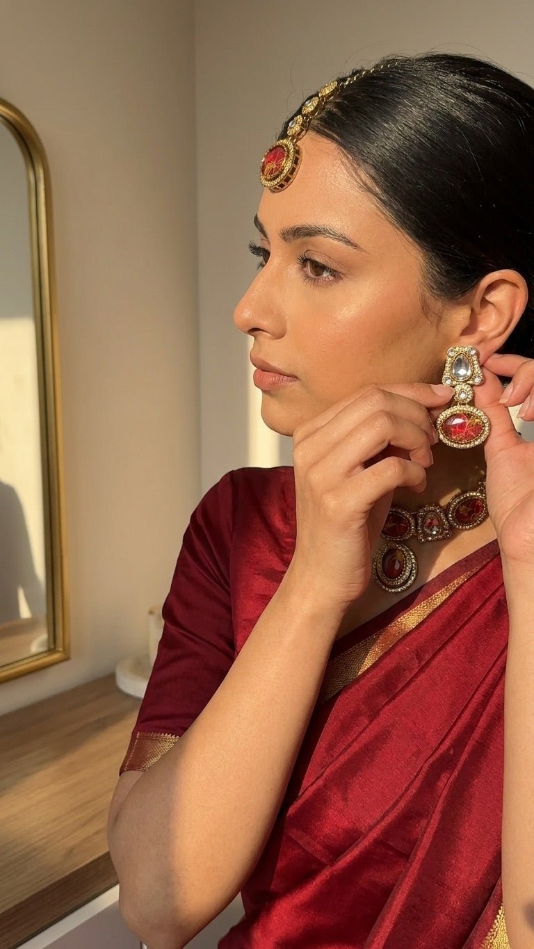 Amelia Red Set | Ready-to-ship - Touch Of Elegance