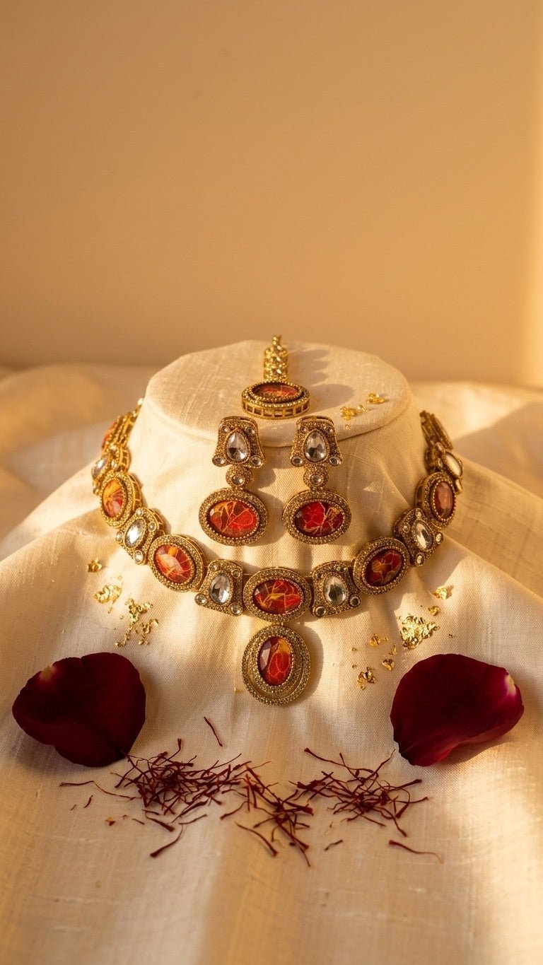 Amelia Red Set | Ready-to-ship - Touch Of Elegance