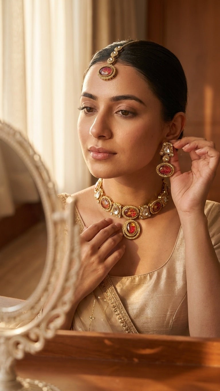 Amelia Red Set | Ready-to-ship - Touch Of Elegance